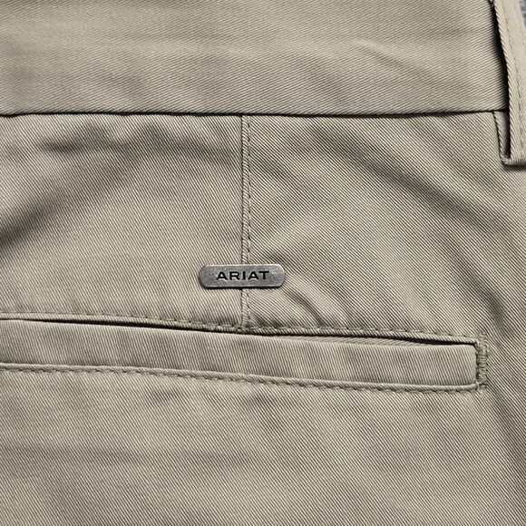 Ariat Pants Mens 32x33* Beige Performance Khaki Outdoors Rodeo Western - Picture 10 of 10